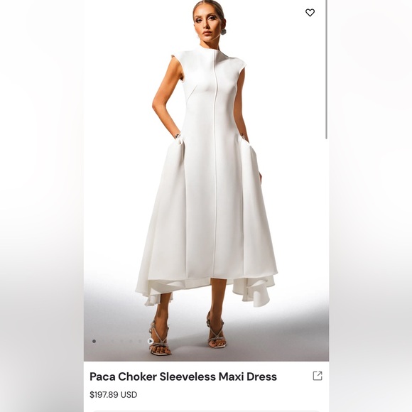Brand NEW Elegant White  Dress - Picture 1 of 6
